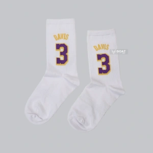 جوراب بلند سفید DAVIS 3