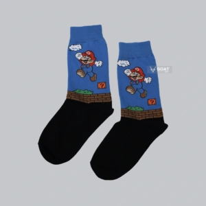 خانه 94 جوراب ساق بلند طرح سوپر ماریو super mario