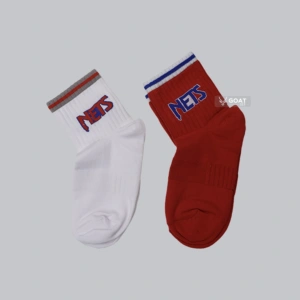 جوراب مچی اسپرت دخترانه طرح نوشته NETS