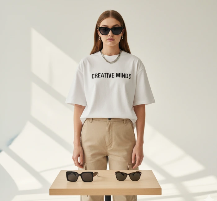 Oversized-glasses-for-round-faces عینک اور سایز برای صورت گرد